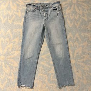 Gap cheeky straight high rise jeans